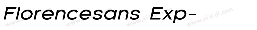 Florencesans Exp字体转换